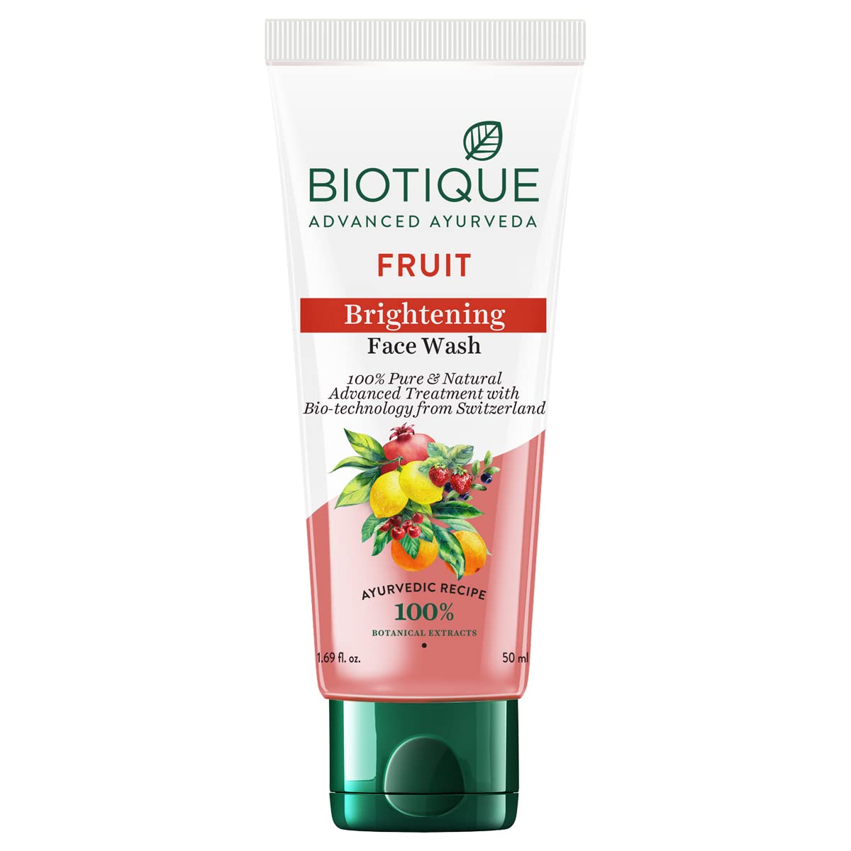 Biotique Fruit Brightening Face Wash, 50ml
