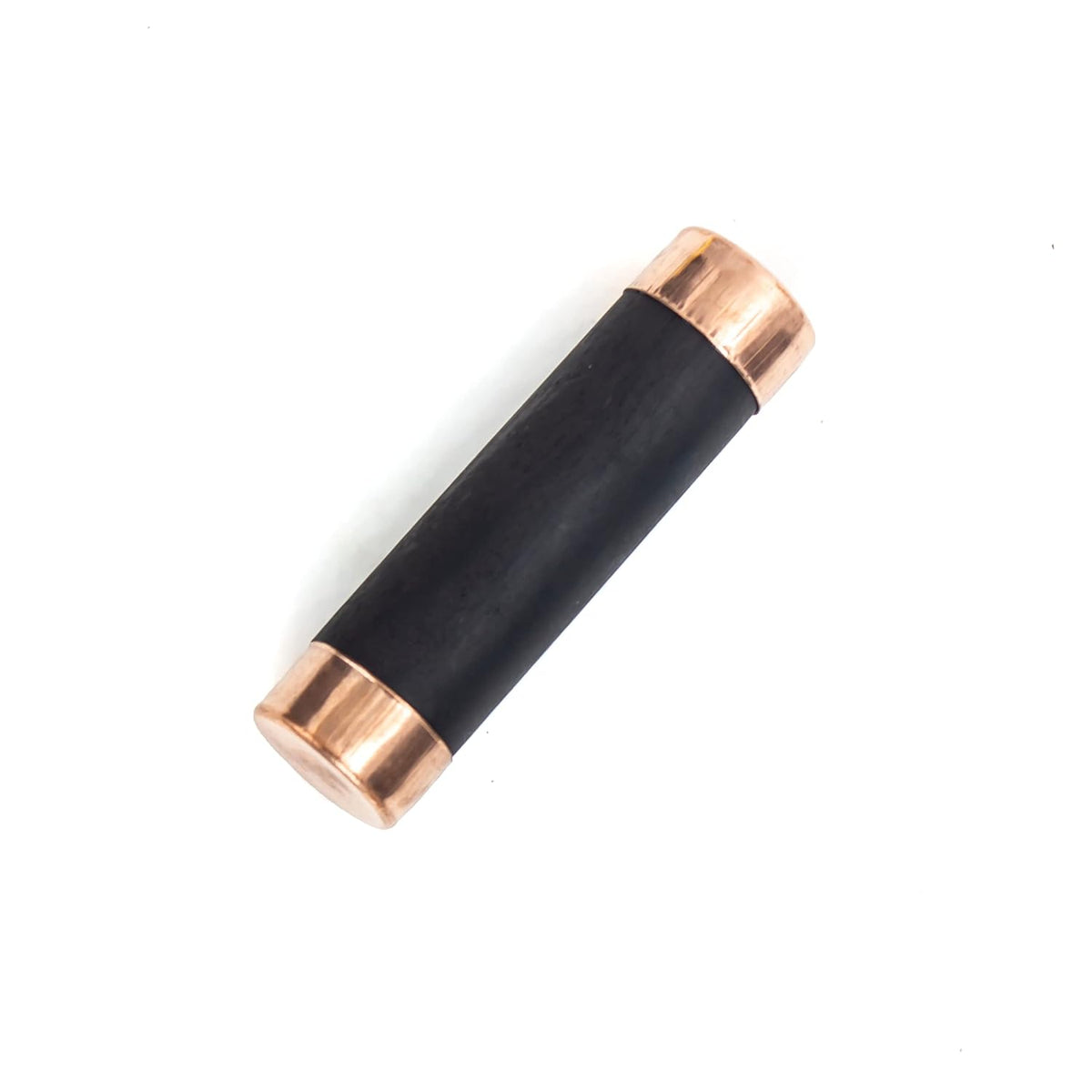 Aalayam Selveer Karungali Stick Brass Cap 3 Inches Unpoilshed Natural Black Colour 1 Piece