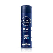 NIVEA MEN Protect & Care Deodorant Spray | Men's Underarm Deodorant with Quick Dry Formula | 48H Active Protection & Long-Lasting Freshness | Skin-Friendly, 0% Alcohol, Dermatologically Tested, 150 ml