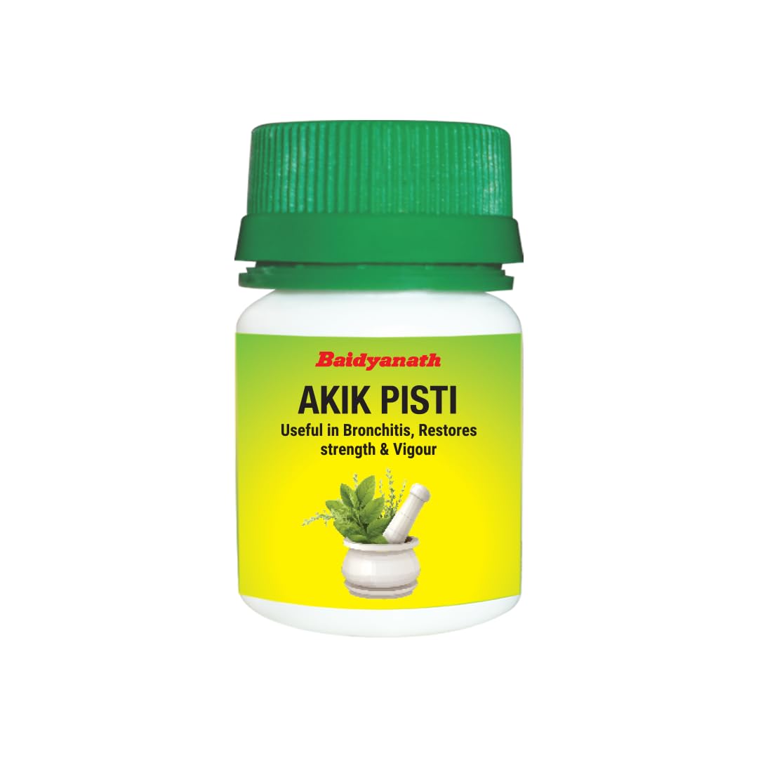 Baidyanath Akik Pishti Powder - 10g | Ayurvedic Supplement for Cardiac and Eye Health, Supports Overall Wellness