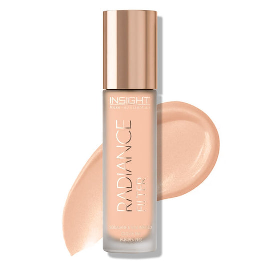 INSIGHT Radiance Filter | Radiant Finish | Infused with Squalane & Vit E | Illuminating Skin Tint Foundation | Comfortable Wear for Everyday Use - (Light) 11g