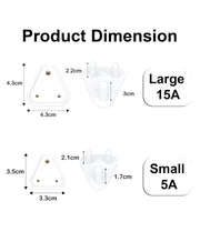 E-COSMOS Baby Safety Electric Socket Plug Cover Guards (Pack of 12) White