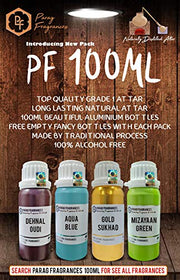 Parag Fragrances Bella 100Ml Natural Attar (With Empty Fancy Bottles) Alcohol Free Grade 1 Natural Attar/Perfume Oil/Essential Oil For Clothes, Religious Use & Cosmetics Making