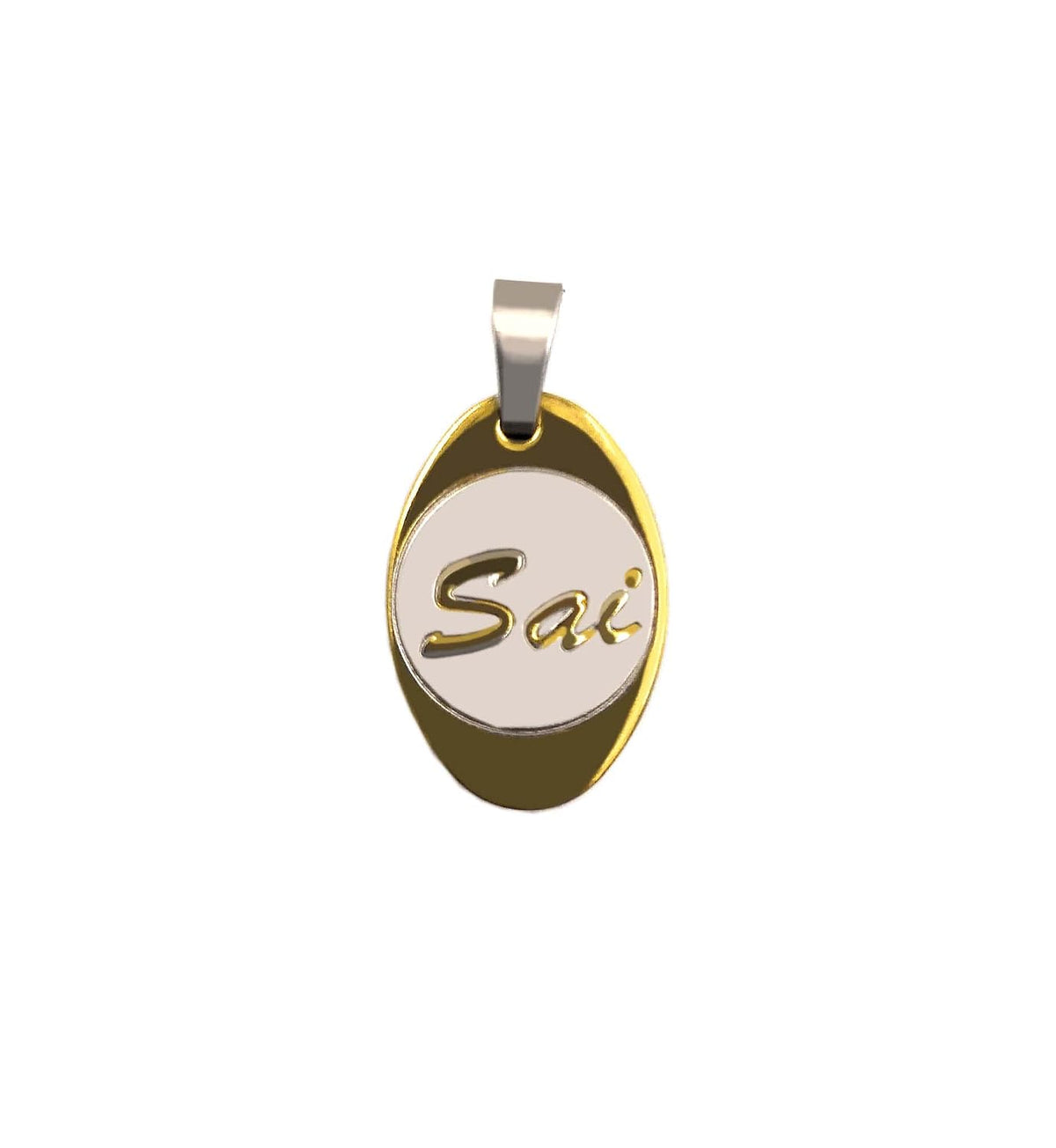SHINDE EXPORTS Shirdi Saibaba stainless steel pendant locket
