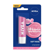 NIVEA Lip Balm, Original Care, 4.8g & NIVEA Lip Balm, Soft Rose, 4.8g