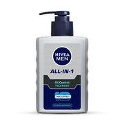 NIVEA MEN All in 1 Charcoal Face Wash | Natural Charcoal, Gluta, AHA & Vitamin C | Helps Reduce the Appearance of Tan | Removes Excess Oil and Minimizes Pores | For Bright Radiant Skin | 150g