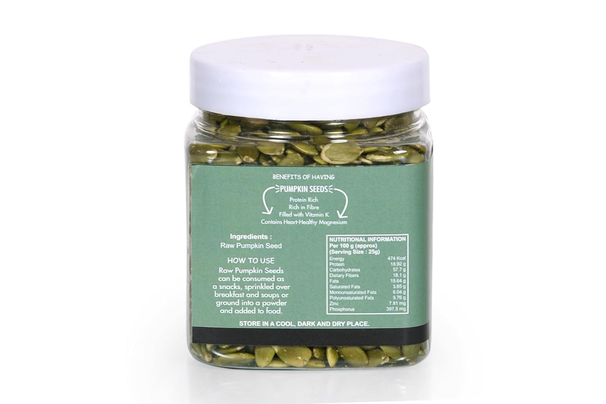 NatureVit Pumpkin and Sunflower Seeds Combo 500 Gram (2 Jar x 250g) | Protein & Fibre Rich Super Seeds | Immunity Booster | Healthy Snack & Diet Food