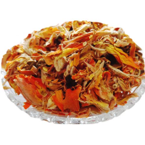 IndianJadiBooti Pure Tesu Flowers (Butea Monosperma) | Botanical for Complexion Harmony, Cooling Baths & Natural Dye | 400 Grams