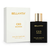 Bella Vita Luxury CEO Woman Eau De Parfum Perfume with Bergamot, Tonka & Vanilla|Premium,Long Lasting Woody & Fruity Fragrance Scent for Women, 100 ML