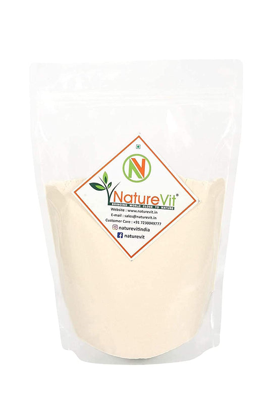 NatureVit Arrowroot Powder 1kg | Natural Thickener & Binding Agent | Gluten Free & Easily Digestible Flour | Ideal for Fasting & Cooking