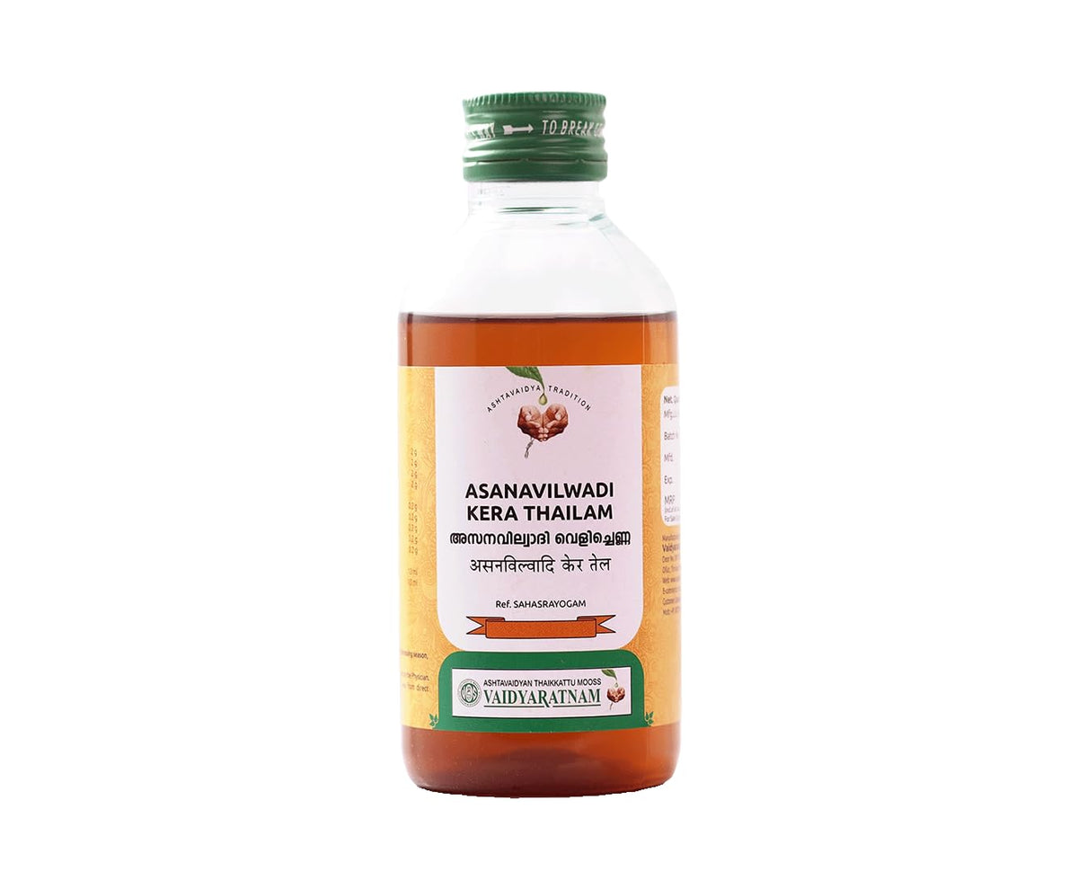 Vaidyaratnam Asanavilwadi Kera Thailam (200ml)