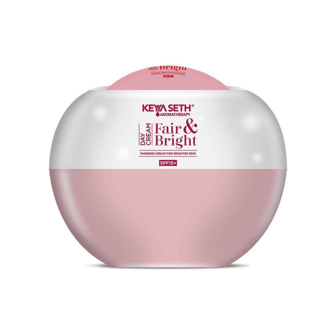 KEYA SETH AROMATHERAPY Fair & Bright Day Cream Skin Whitening Brightening Nourishing natural & Anti Spot Fairness Moisturizer SPF 15 Enriched with Pure Essential Oil.