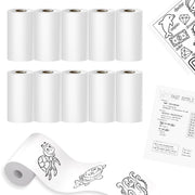 Toy Imagine 58mm Non-Sticky Thermal Printer Paper Roll, White, Pack of 10