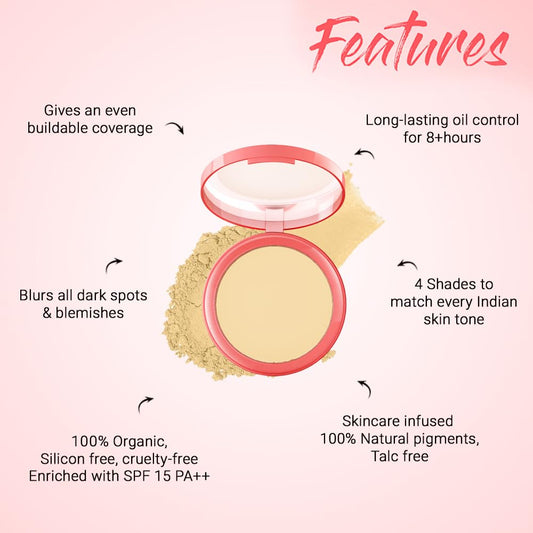 Biotique Natural Makeup Magicompact, Seashell, 8g, Nude (COL0143)