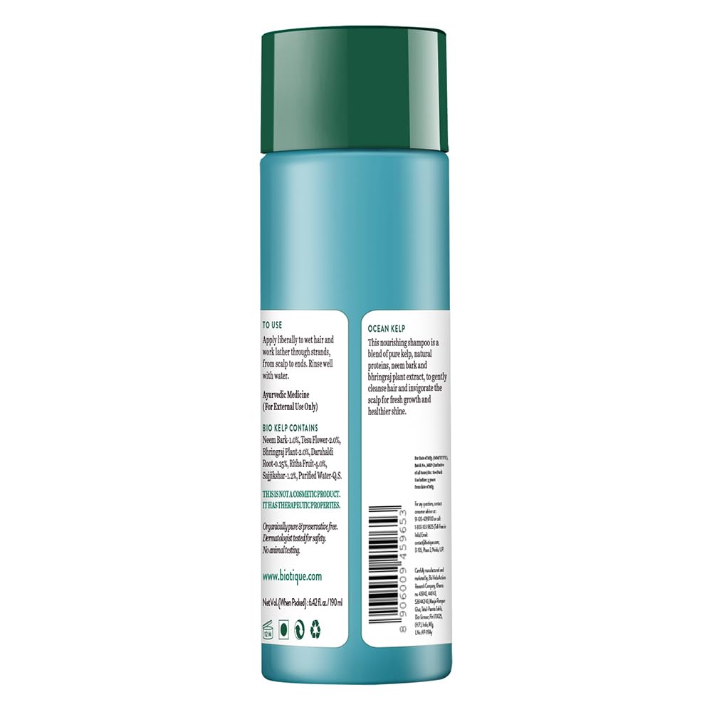 Biotique Ocean Kelp Anti Hair Fall Conditioner Intensive Hair Growth Therapy, 120ml
