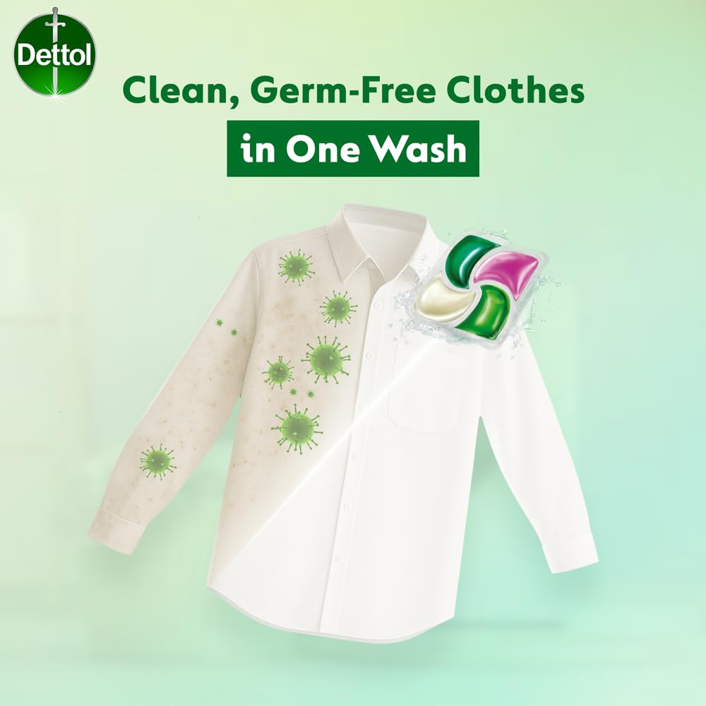 Dettol 4 in 1 Laundry Detergent Pods 18pcs