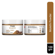 KEYA SETH AROMATHERAPY Mulethi Powder Face Pack for Women & Men, Brightening + Glowing Skin Yastimadhu 100gm