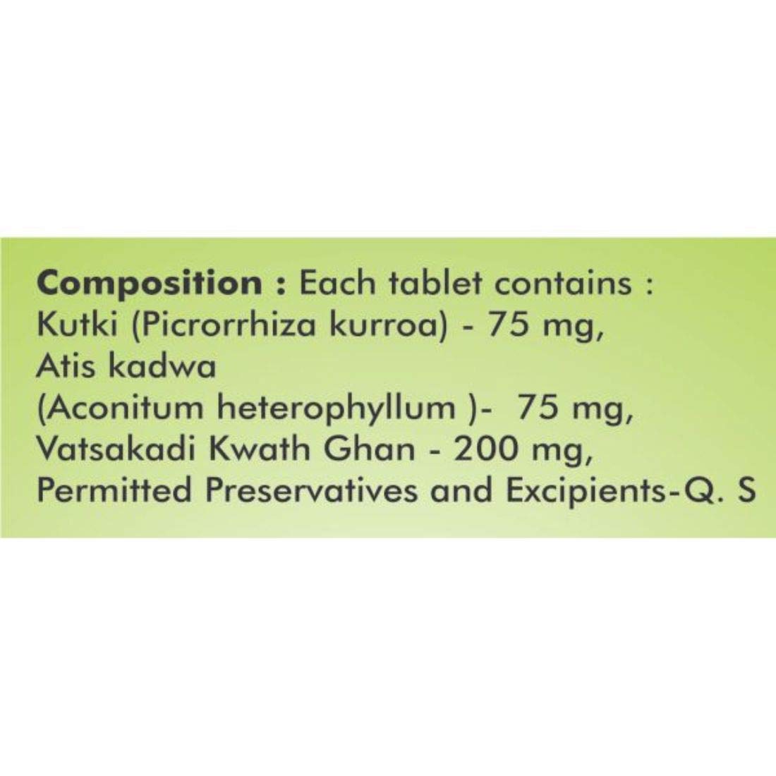 Baidyanath Asli Ayurved Amoebica I Ayurvedic Diarrhea Medicine I 740 g Pack of 1-100 Tab