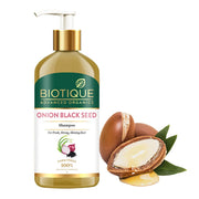 Biotique Onion Black Seed Shampoo For Fresh, Strong and Shining Hair, 300 ml | Hair Fall Control, Hair Strengthening | Paraben Free, Natural Botanical Extracts