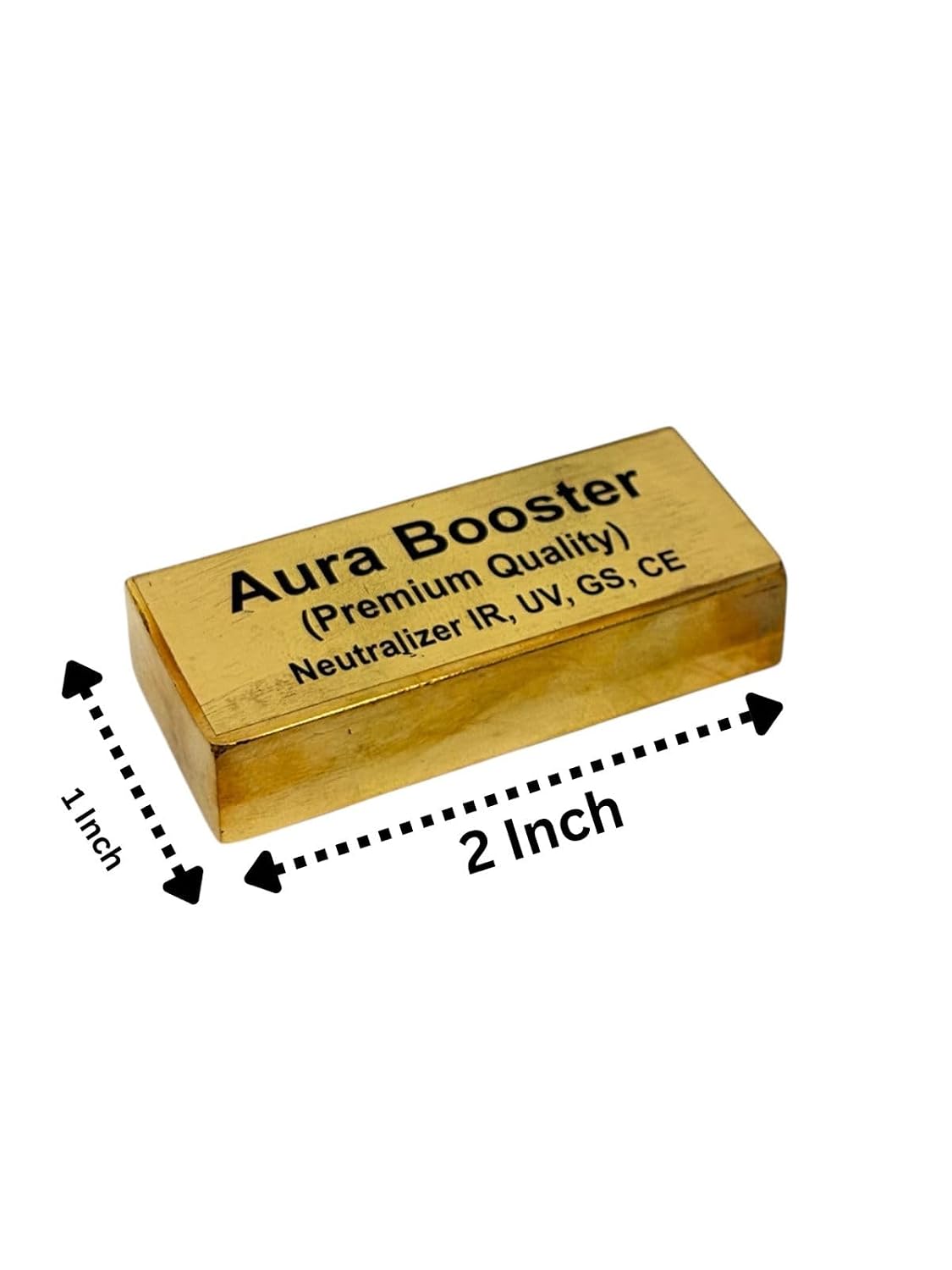 RUDRADIVINE Vastu Aura Booster | Brass Energy Harmonizer | Home & Office IR/UV Protection