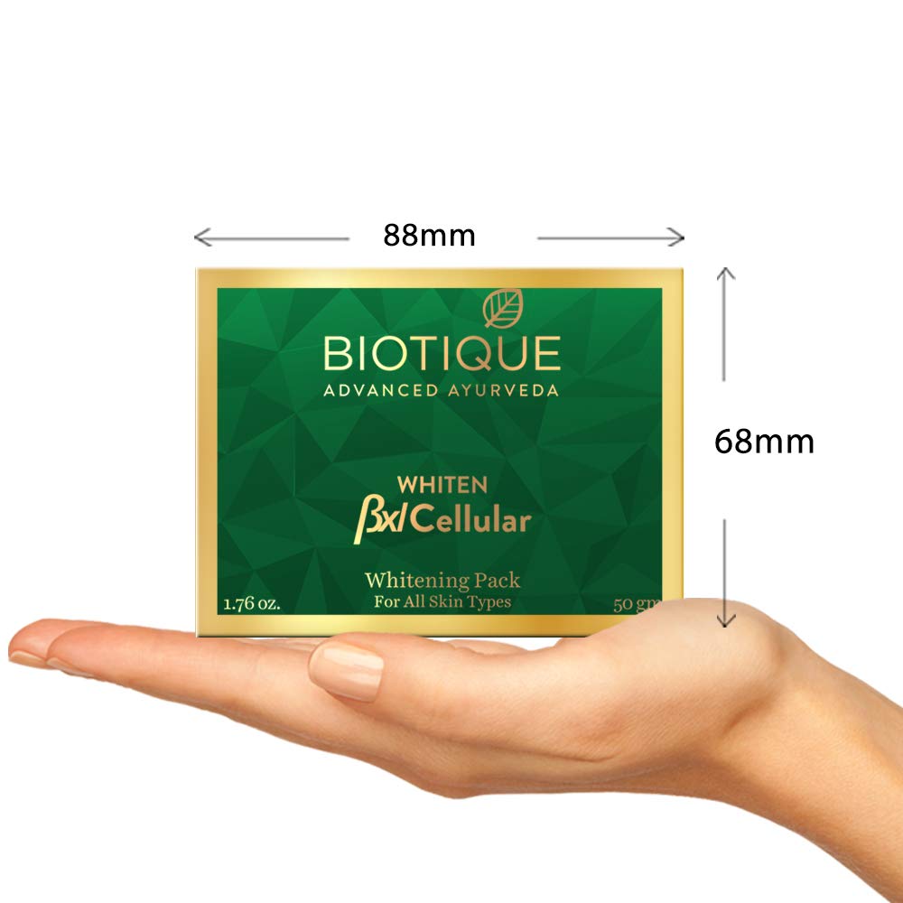 Biotique Bxl Cellular Milk Protein Whitening Pack, 50g