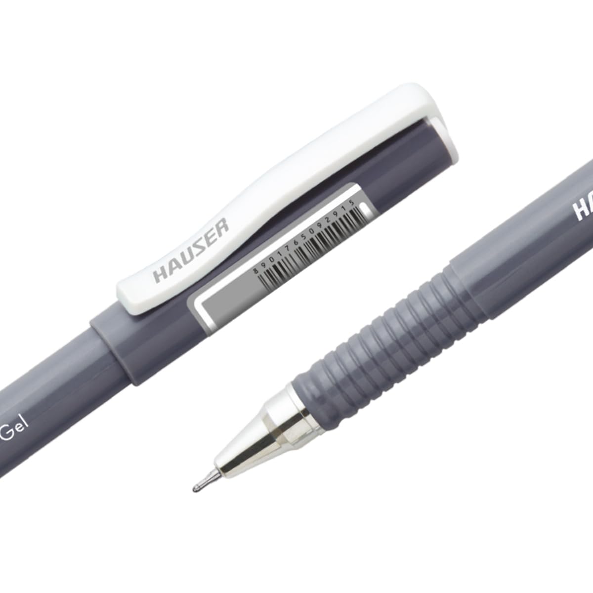 Hauser UV Gel Pen Wallet Pack | Ensures Smoothness & Durability | Waterproof Ink for Smooth & Smudge Free Writing | Black Ink, Pack of 20 Pens