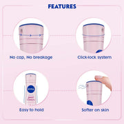 NIVEA Pearl & Beauty Deodorant Spray for Women, 72H Odour & Sweat Protection Underarm Deo, Smooth & Even Underarms, All Day Freshness, Body Odour Protection, Daily Use Body Spray & Deodorant, 150 ml