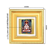 DIVINITI Adinath | Adishwara Tirthankara Rishabhanatha Tabletop Frame in 24K Gold Plated Foil