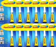 Pidilite Fevikwik One Drop Instant Adhesive | For Instant Sticking And Strong Bond | Multipurpose Use | Non-Stick, Non-Staining | 3G, Pack Of 12