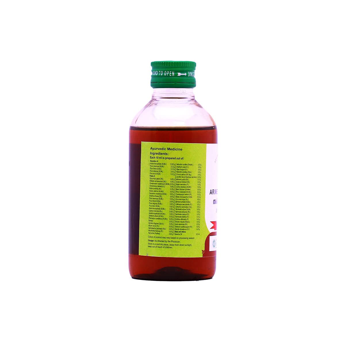 Vaidyaratnam arimedadi thailam 200 ml