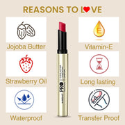 INSIGHT Professional Everlasting Longwear Lipstick | Velvety Smooth Finish | Highly Pigmented | Transferproof,Waterproof,Smudgeproof | Infused with Vit E & Marula Oil - (Clans) 2.5gm