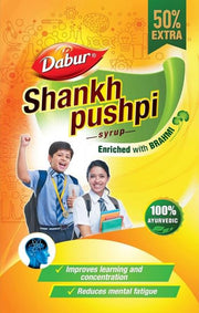 Dabur Shankhpushpi Syrup 225ml with 125 ml Free