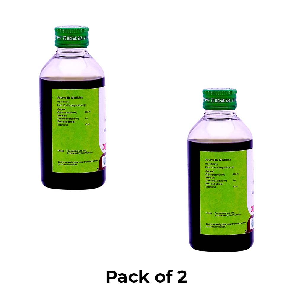 Vaidyaratnam Thekaraja Thailam 200 ml (Pack Of 2)