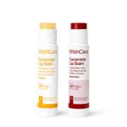 WishCare Lip Balm Combo (Tinted & Untinted) | With Kojic Acid & Niacinamide | Hydrating & Brightening Lip Care | Heals Dry Lips, Reduces Pigmentation & Adds Soft Tint | For Smooth, Even-Toned Lips (Natural & Blush Red)