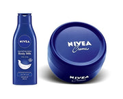 NIVEA Nourishing Body Milk 200 ml + Crème 200 ml
