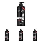 Beardo Activated Charcoal Face Wash for men, 200ml | For Deep Pore Cleaning and Removes Dirt | face wash for acne and pimples | face wash for oily skin (Pack of 4)