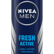 Nivea Men Deodorant Spray, Fresh Active, 150Ml (Pack Of 3)