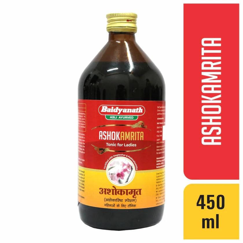 Baidyanath Asli Ayurved Ashokamrita Tonic 450 ml, Pack of 2