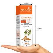 Biotique Bio Sandalwood 50+ SPF UVA/UVB Sunscreen Ultra Soothing Face Lotion Water Resistant, 190ml