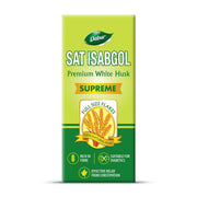 Dabur Sat Isabgol (Psyllium Husk) - 90g | Rich in Fiber | Provides Effective Relief from Constipation & Bloating | Promotes Bowel Health | Non-Habit Forming | 100% Ayurvedic
