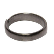 ASTRODIDI Black Horse Shoe Iron Ring Shani Dosh Niwaran Kale Ghode ki Naal Ka Challa Adjustable for men and women (Ring Size 20)