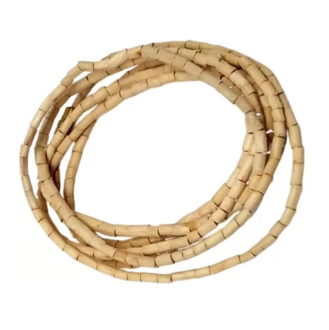 ASTRODIDI 2 Round Original and Natural Tulsi Kanthi Mala | Vrindavan Iskcon Natural Vaishnav Two Round Tulasi Holy Basil Mala for Men & Women (Size: 3mm, Length: Approx 32 inches)