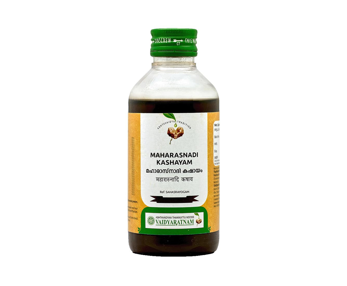 Maharasnadi Kashayam | Ayurvedic Herbal Decoction for Joint Pain, Muscle Stiffness & Vata Balance | Traditional Vata-Relieving Formula by VAIDYARATNAM