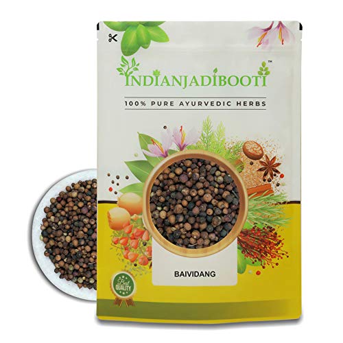 IndianJadiBooti Pure Baibadang (Vidanga/False Black Pepper) | Raw Embelia Ribes for Deep Gut Detox, Microbiome Balance & Metabolic Wellness