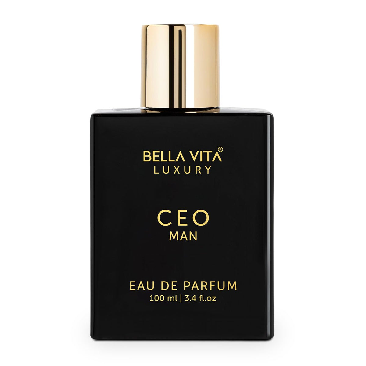 Bella Vita Luxury Black Edition Gift Set with CEO Man EDP Perfume 100ml, Body Parfum Deodorant 150ml & Refreshing Shower Gel for Deep Cleansing, 250ml
