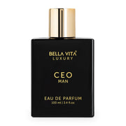 Bella Vita Luxury Black Edition Gift Set with CEO Man EDP Perfume 100ml, Body Parfum Deodorant 150ml & Refreshing Shower Gel for Deep Cleansing, 250ml