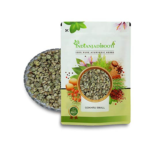 IndianJadiBooti Pure Gokshura (Tribulus Terrestris) 250g Pack of 2 | Premium Ayurvedic Supplement for Physical Endurance, Muscle Support & Athletic Performance | 100% Natural, Non-GMO, Vegetarian | FSSAI Licensed