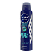 Nivea Men Deodorant Spray, Fresh Ocean , 150Ml And Deodorant Spray, Fresh Active Original , 150Ml, Pack Of 1