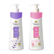 Yardley London - English Rose + English Lavender Hand & Body Lotion for Women, (350ml+350ml)