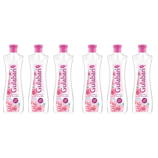 Dabur Gulabari Premium Rose Water - 400ml (Pack of 6) | With No Paraben | Cleanses, Hydrates & Moisturises Skin | Balances & Restores Skin's pH Levels | For All Skin Types